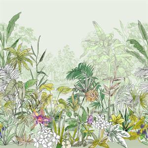 FOTOMURALE LE JARDIN    HORTUS GREEN MIS.250X250CM