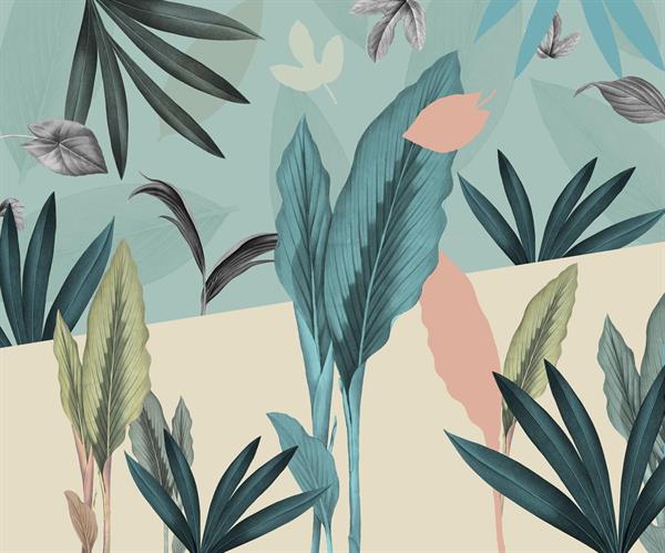 FOTOMURALE LE JARDIN    PALME NAIVE MIS.300X250 CM