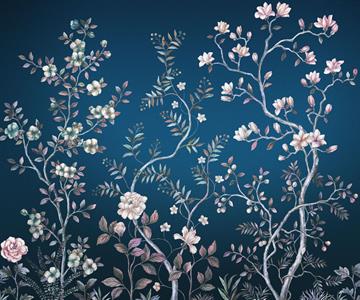 FOTOMURALE LE JARDIN    AURORE BLUE MIS.300X250 CM