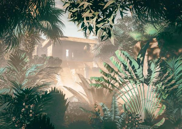FOTOMURALE LE JARDIN    MANOA PALMES MIS.350X250CM