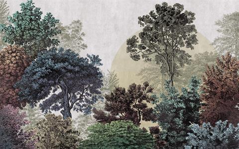 FOTOMURALE LE JARDIN    BOIS BRUMEUX MIS.400X250CM