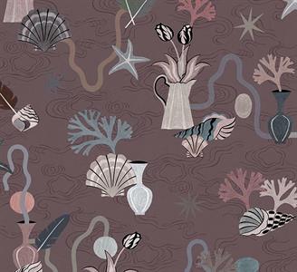 LLAR PARATO TNT         DIS.CONCHIGLIE MARR. 50X1000CM