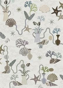 LLAR PARATO VINILICO    DIS.CONCHIGL.PANNA 50X1000CM
