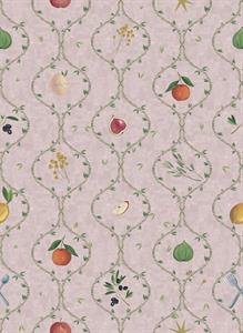 LLAR PARATO VINILICO    FOGLIE ROSA MIS.50X1000 CM