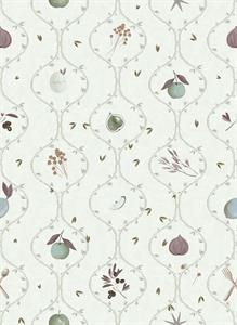 LLAR PARATO VINILICO    FOGLIE PANNA MIS.50X1000CM