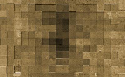 INTO THE MOOD STAMPA DIG TNT TILES MARRONE IN 3D AL MQ SMOOTH