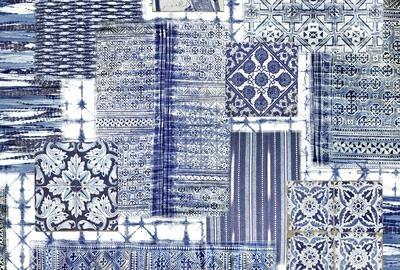 INTO THE MOOD STAMPA DIG TNT TILES  BIANCO BLU AL MQ SMOOTH