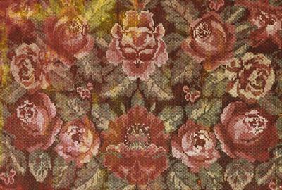 INTO THE MOOD STAMPA DIG TNT ROSE 3D FONDO BORDEAUX AL MQ SMOOTH