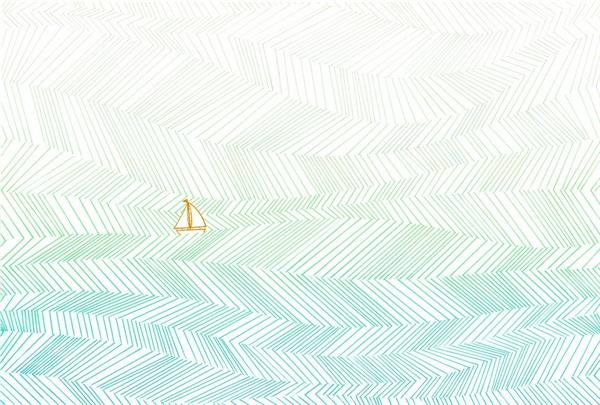 INTO THE MOOD STAMPA DIG TNT GEOMETRICO VERDE  BARCA AL MQ SMOOT