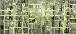 INTO THE MOOD STAMPA DIG TNT TILES VERDE FOGLIE AL MQ SMOOTH