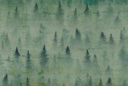 INTO THE MOOD STAMPA DIG TNT  VERDE CON ALBERI  AL MQ SMOOTH
