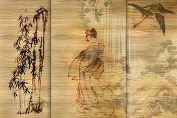 INTO THE MOOD STAMPA DIG TNT SAMURAI TILES BEIGE AL MQ SMOOTH