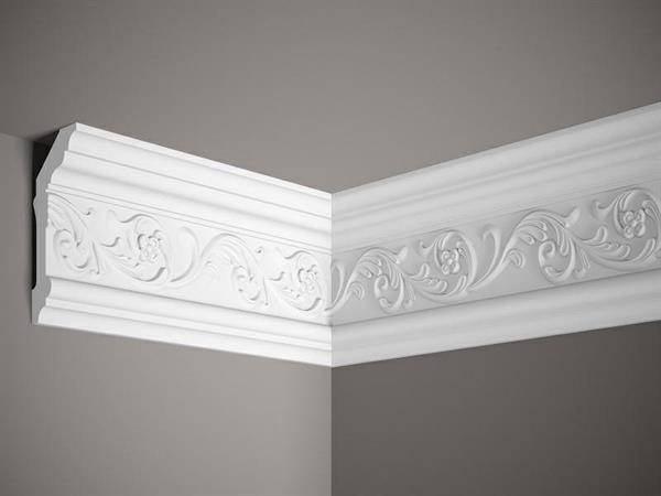 CORNICI da soffitto dis.Poliuretano 6,4x14,8x200 CM Cf.16 pz