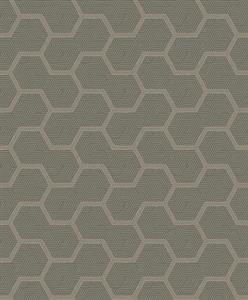 NOUVEL PARATO SU TNT GEOMETRICO 3D GRIGIO ARGENTO 10x0,53mt