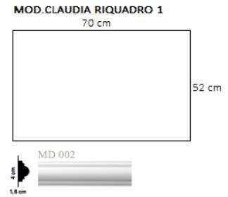 RIQUADRO BOISERIE CREATIVE CLAUDIA