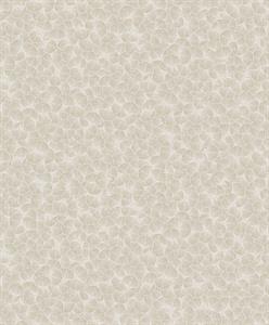 SANTIAGO PARATO SU TNT  FOGLIE DESIGN GRIGIO 10x0,53mt