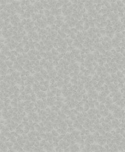 SANTIAGO PARATO SU TNT  FOGLIE DESIGN GRIGIO 10x0,53mt