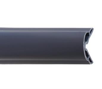 SALVASPIGOLO FLESSIBILE IN PVC NERO MIS.35X35X2000mm