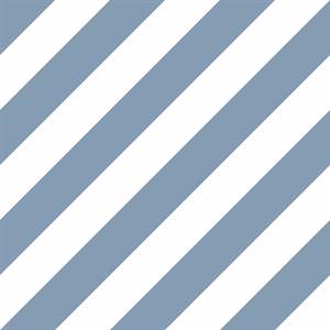 SIMPLY STRIPES 3 PARATO RIGHE BLU E BIANCO 10x0,53 mt