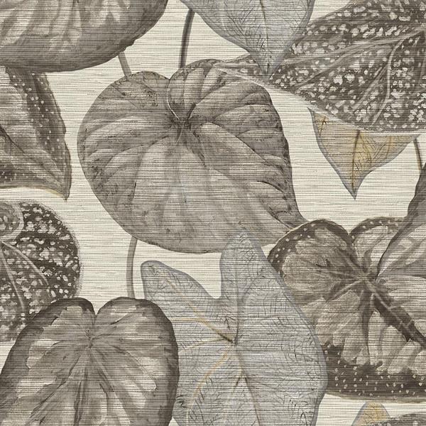 PARATO TAHITI VINILICO S.TNT FOLIAGE BEIGE 0,53X10,05MT