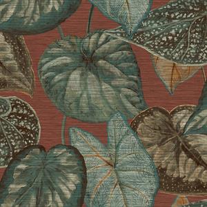 PARATO TAHITI VINILICO S.TNT FOLIAGE RED 0,53X10,05MT