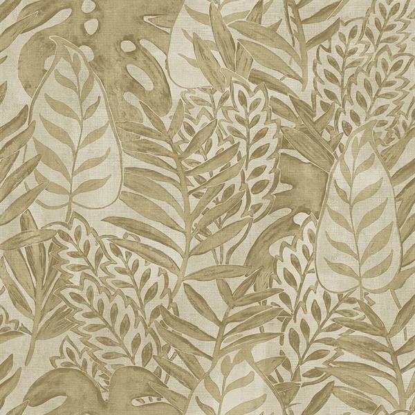 PARATO TAHITI VINILICO S.TNT FOLIAGE BROWN 0,53X10,05MT