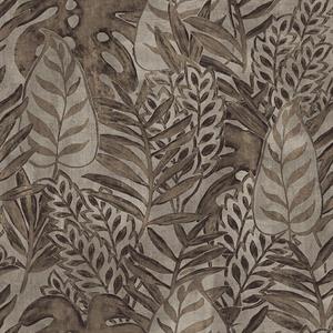 PARATO TAHITI VINILICO S.TNT FOLIAGE BROWN 0,53X10,05MT