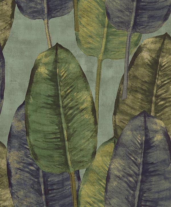 PARATO TAHITI VINILICO S.TNT FOLIAGE GREEN 0,53X10,05MT