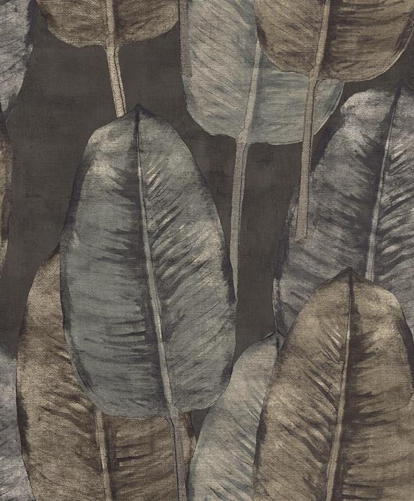 PARATO TAHITI VINILICO S.TNT FOLIAGE BROWN 0,53X10,05MT