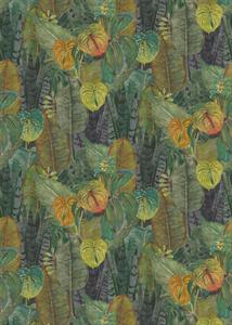 MURALE TAHITI VINILICO S.TNT ORANGE FOLIAGE 200X280CM