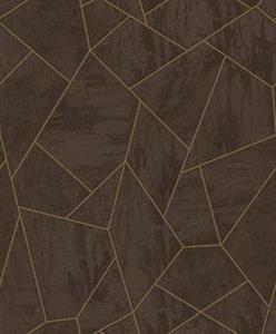 THOM PARATO VINILICO    GEOM.BROWN/GOLD 10,05X0,53MT