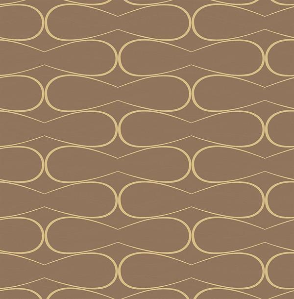 WALTER PARATO TNT DISEGNE FANTASIE BEIGE MARRONE 10x0,53mt