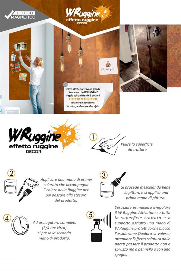W RUGGINE DECOR PITTURA KG.1
