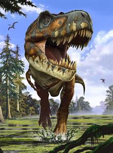 FOTOMURALE INTO ADVENTURE TYRANNOSAURUS REX 184X248CM