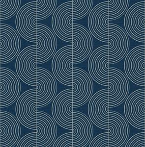 TOKIO PARATO TNT DISEGNOE FANTASIE BLU E GRIGIO 10x0,53 mt