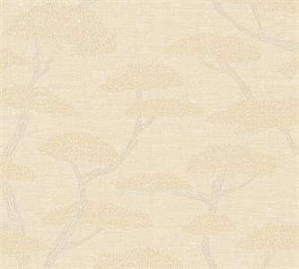 PARATO NARA PVC/TNT.    ALBERI SABBIA 0,53X10,05MT