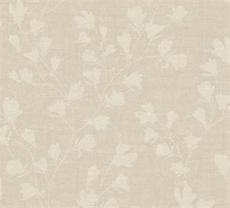 PARATO NARA PVC/TNT.    FLOWERS SABBIA.0,53X10,05MT