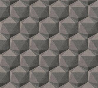 PARATO NARA PVC/TNT.    GEOM.3D TORT. 0,53X10,05MT