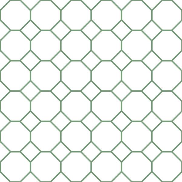 PARATO JUST KITCHEN PVC/TNT.GEOM. GREEN 0,53X10MT