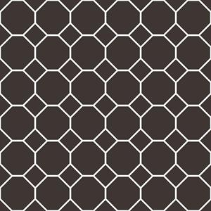 PARATO JUST KITCHEN PVC/TNT GEOM.NERO 0,53X10 MT