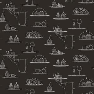 PARATO JUST KITCHEN PVC/TNT DISEGNI MENU'0,53X10MT