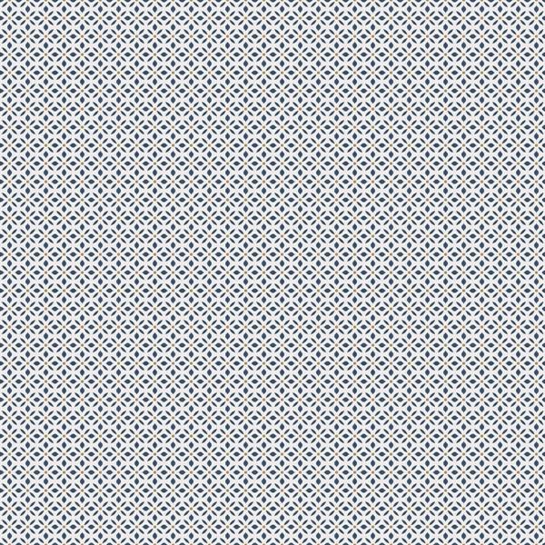 PARATO JUST KITCHEN PVC/TNT FLOWERS BLUE 0,53X10MT