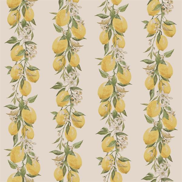 PARATO JUST KITCHEN PVC/TNT LEMON YELLOW 0,53X10MT