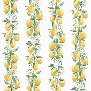 PARATO JUST KITCHEN PVC/TNT LEMON WHITE 0,53X10MT