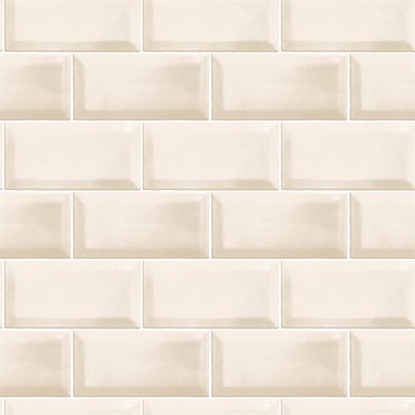 PARATO JUST KITCHEN PVC/TNT GEOM.BEIGE 0,53X10MT