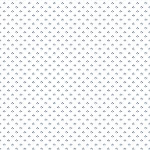 PARATO JUST KITCHEN PVC/TNT FLOWERS BLUE 0,53X10MT