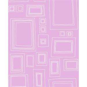 KIDS@HOME PARATO CARTA-BAMBINI-DR-CORNICI ROSA-10,05m-h.53cm