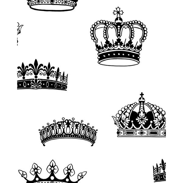 KIDS@HOME PARATO CARTA-BAMBINI-DR-CORONE NERO -10,05 m-h.53 cm