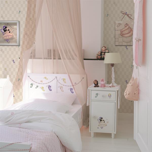 KIDS@HOME PARATO CARTA-BAMBINI-KD-FANTASIA BEIGE -10,05m-h.53cm