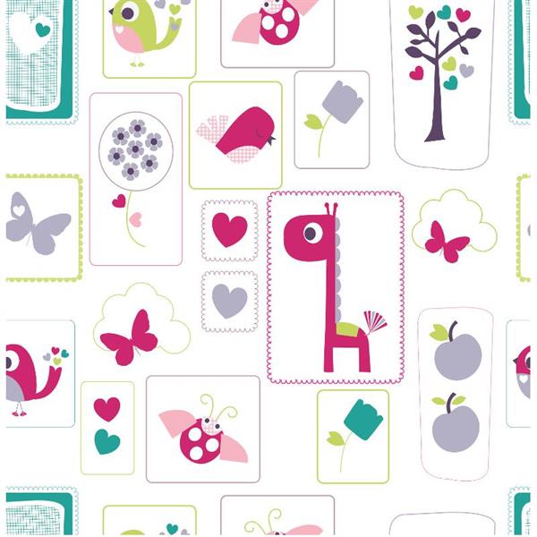 KIDS@HOME PARATO CARTA-BAMBINI-KD-LEMON RIBBON -10,05m-h.53cm